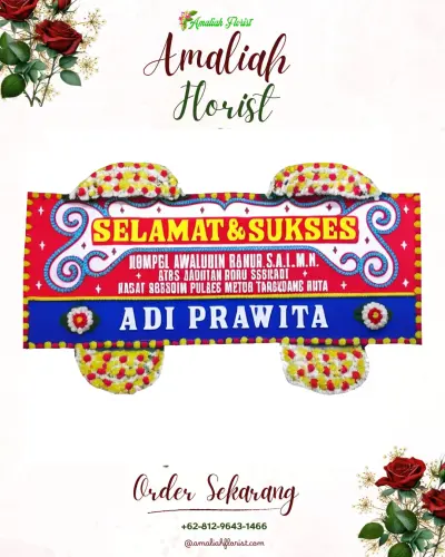 Karangan Bunga Ucapan Selamat di Sumberanyar